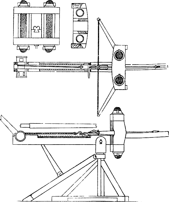 Устройство стрелометов и камнеметов
