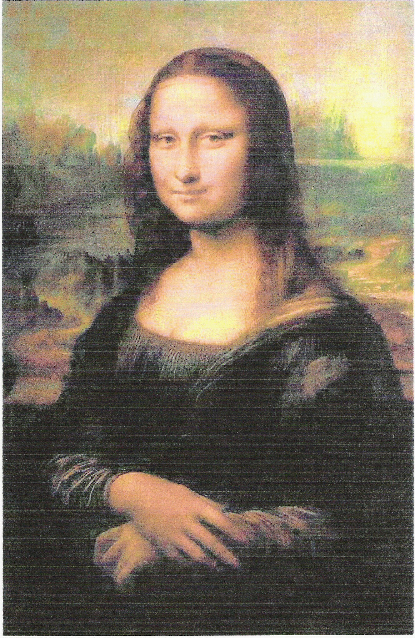 Мозаичный портрет Мона Лиза
