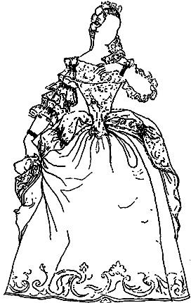Бал 17 века рисунок. Бальный костюм 17 века рисунок. Костюм Барокко 17 века рисунок. Одежда в стиле Барокко рисунки. Девушки в платьях 18 века рисунки.
