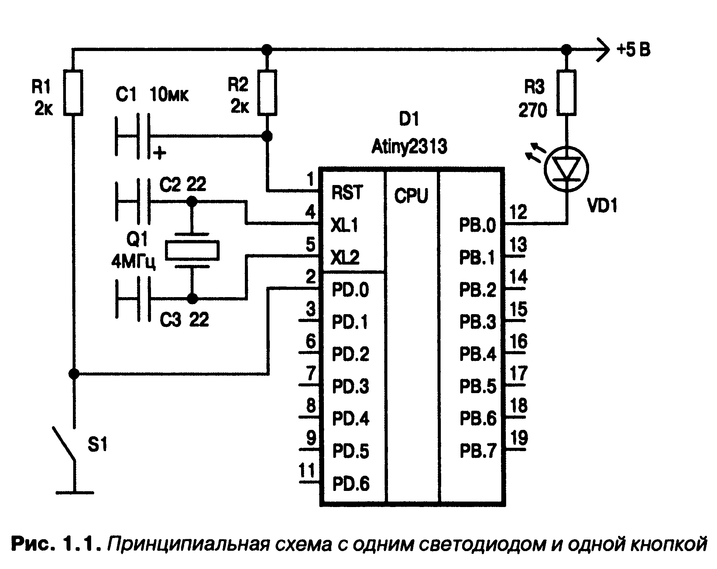 Как сделать вольтметр на микроконтроллере AVR Пробуждение микроконтроллера при изменении бортового напряжения схема Пробуждение микроконтроллера при изменении бортового напряжения схема Пробуждение микроконтроллера при изменении бортового напряжения схема Основи програмування портів