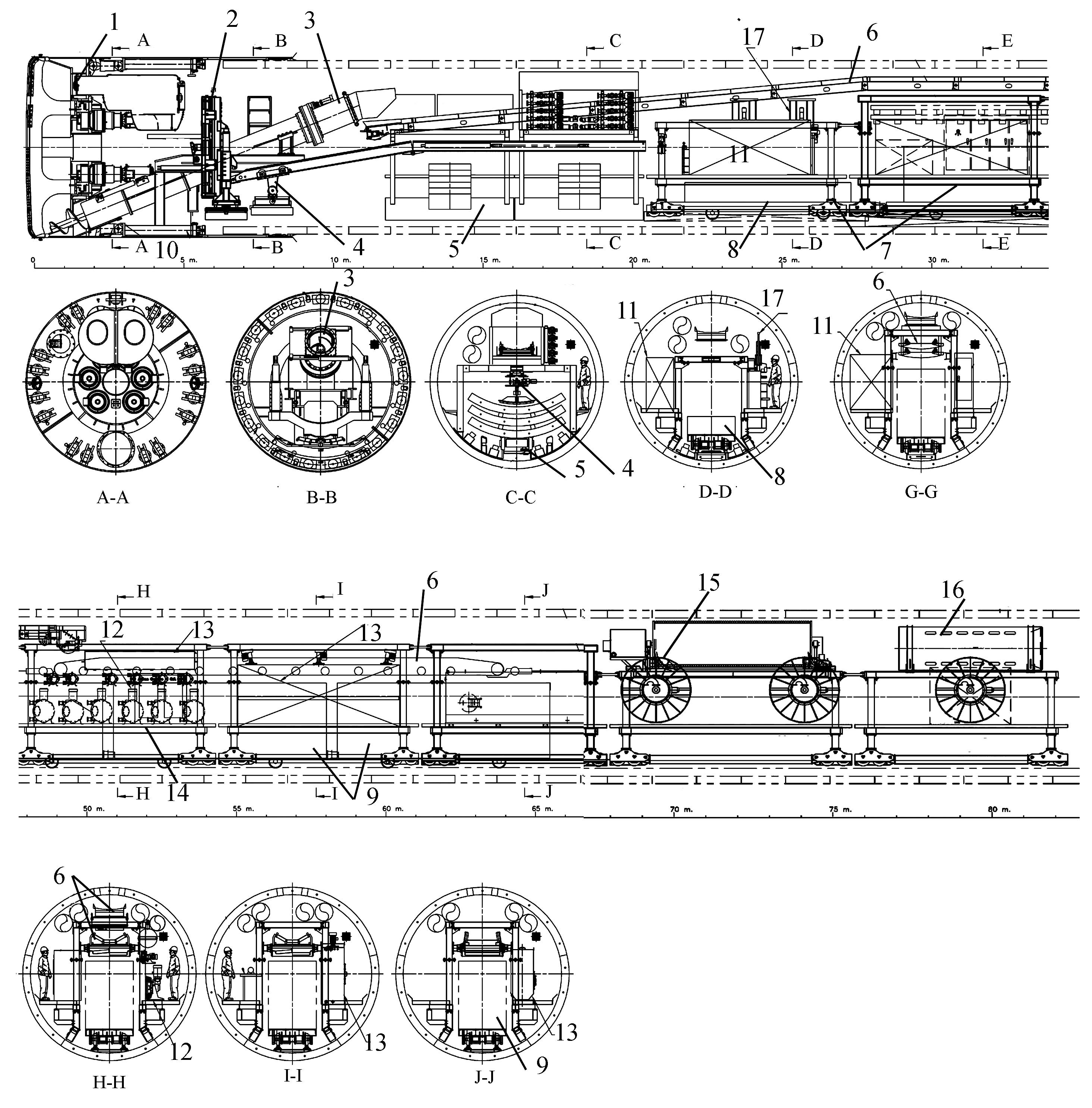 Тоннелепроходческий комплекс чертеж