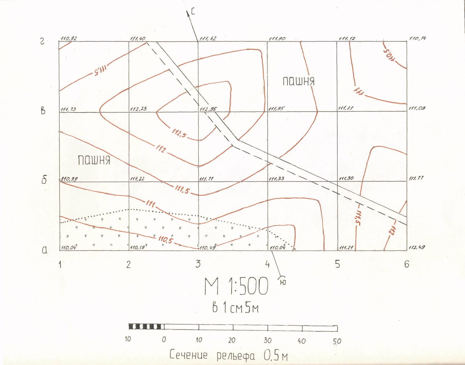 Масштабы применяемые для составления геодезических чертежей POSTROENIE_TOPOGRAFIChESKOGO_PLANA_PO_REZUL_TATA