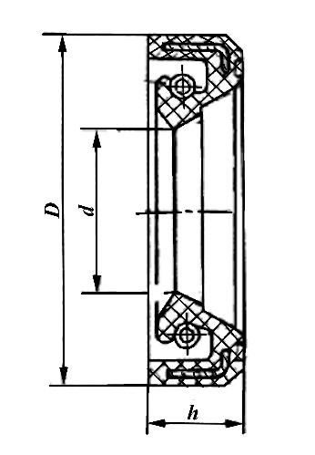 Сальник на чертеже