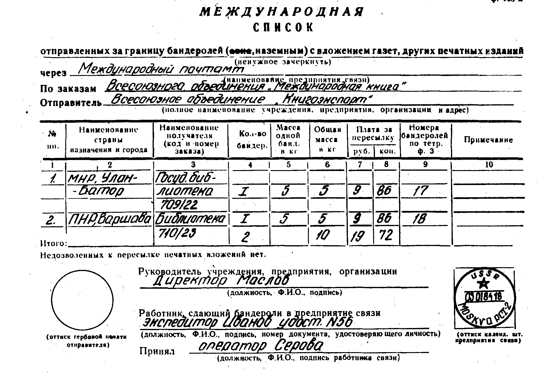 Реестр ф1 образец заполнения