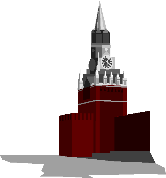 Спасская башня рисунок - 98 фото