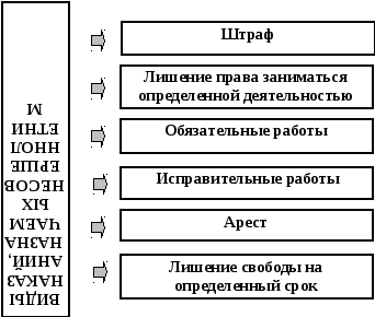 Лишение права занимать определенные должности или заниматься определенной деятел