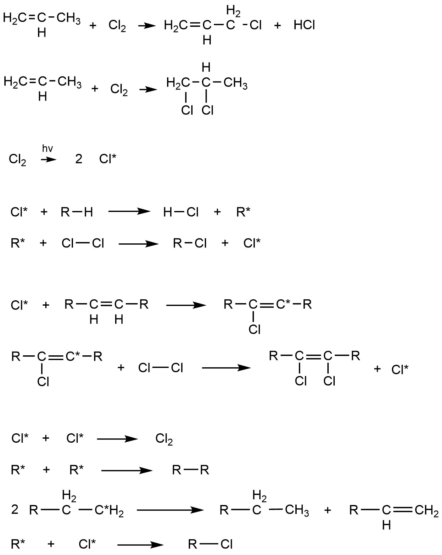 1,2-Дихлорпропан + kmno4. Химизм хлорирования. 2 2 Дихлорпропан и вода. Гидролиз 1 1 дихлорпропана.