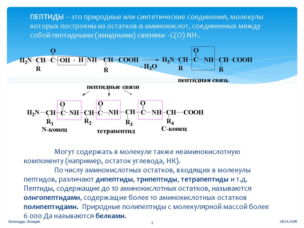 Полипептиды свойства