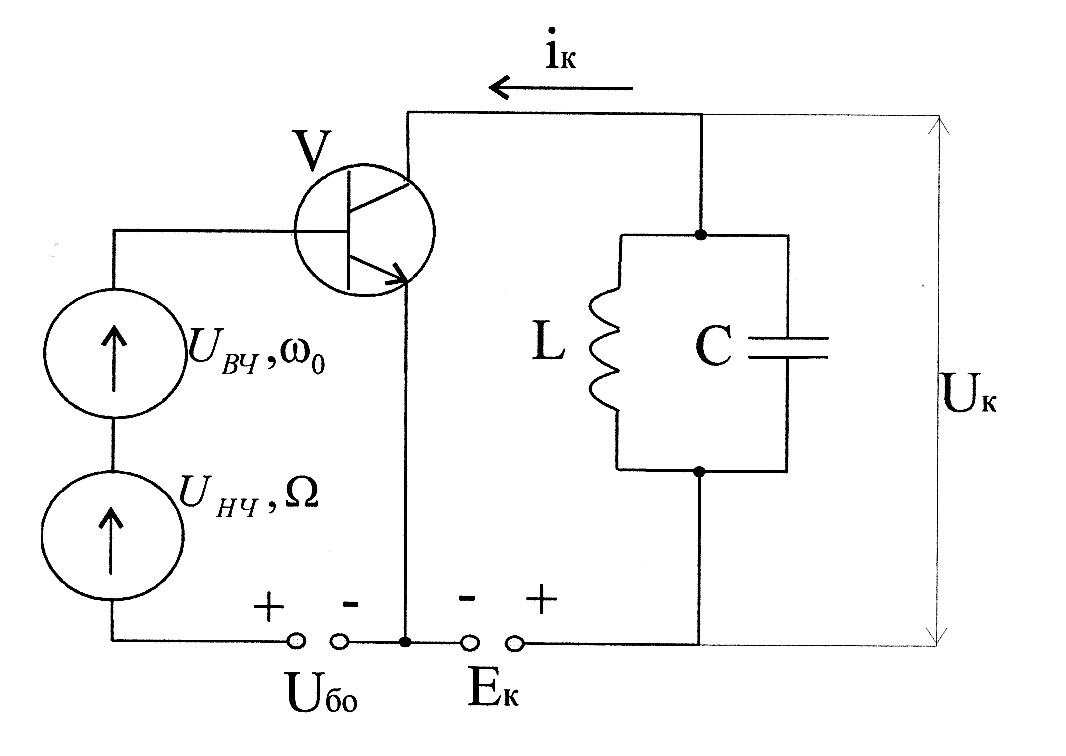 Модуляция генератора. Схема резонансного усилителя на биполярном транзисторе. Амплитудный модулятор на транзисторе схема. Резонансный усилитель лабораторная EWB. Схема амплитудного модулятора на биполярном транзисторе.