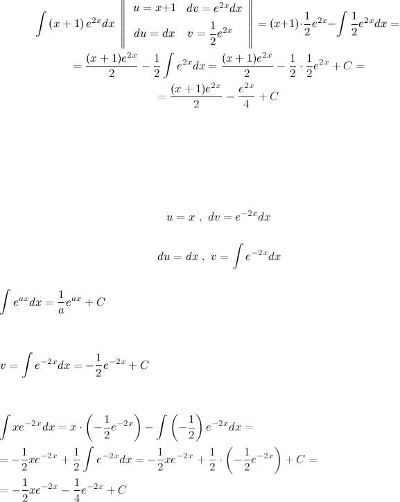 Основные формулы и методы интегрирования