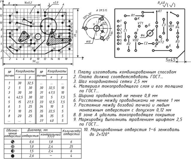 Размеры печатной платы. Таблица отверстий на чертеже печатной платы. Сборочный чертеж печатной платы ЕСКД. Топологический чертеж микросхемы. Сборочный чертеж печатной платы микросхема.
