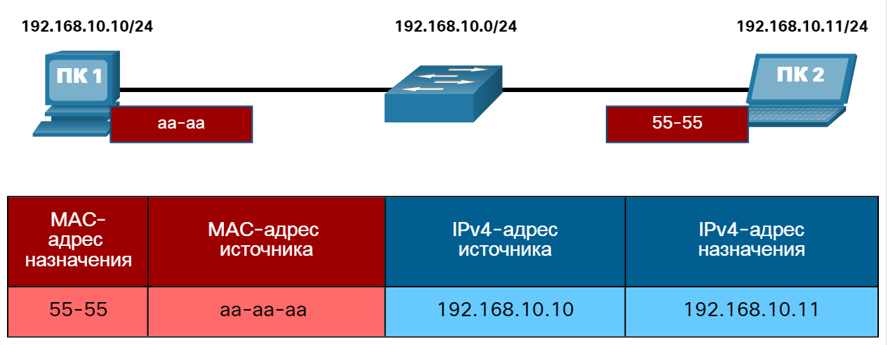 Глава 9 – Разрешение адресов.