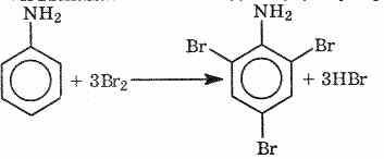 При взаимодействии анилина с бромной водой. Анилин и бромная вода. Анилин с бромной водой реакция уравнение. Реакция анилина с раствором брома. Бензольное кольцо и nh2.