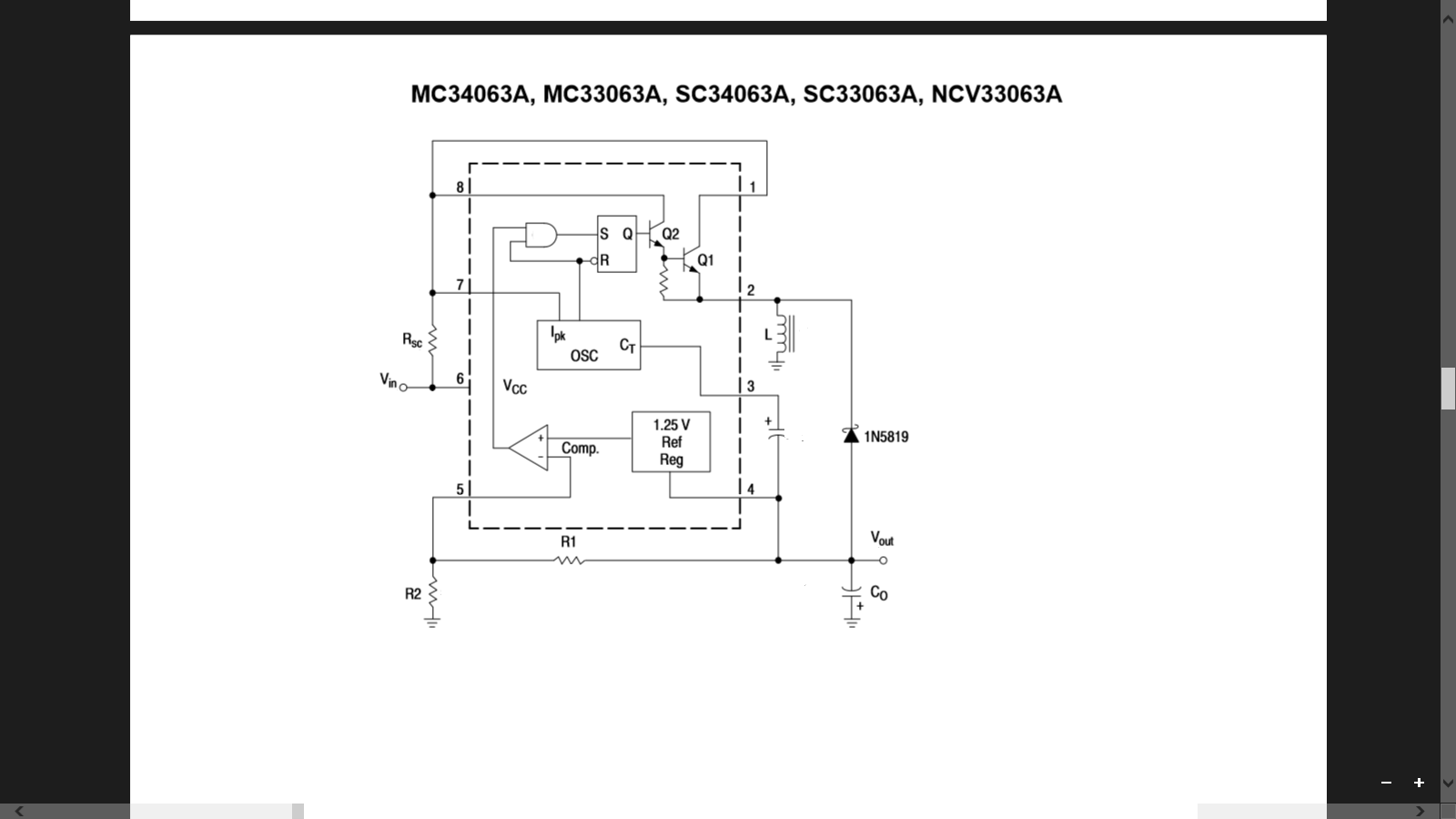 Импульсный преобразователь на базе микросхемы mc34063a