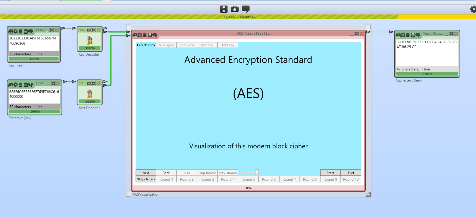 1 2 aes visualizer cryptool 2