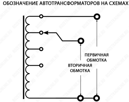 На схемах трансформаторы напряжения обозначают Графическая схема трансформатора
