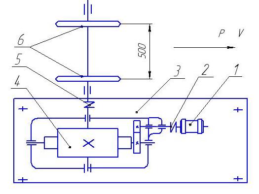 Кинематическая схема цепного привода