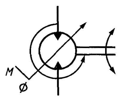 Гидромотор обозначение на схеме