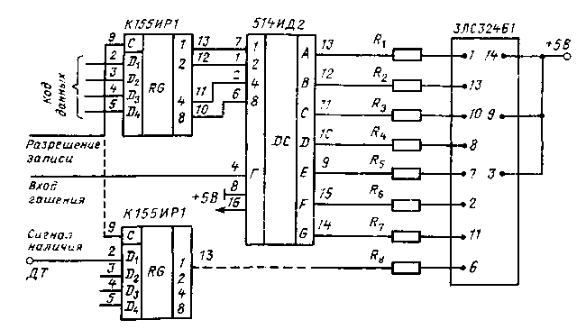 К555ие6 схема включения