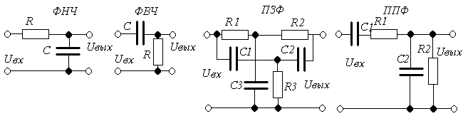 Схема фильтра низкой частоты
