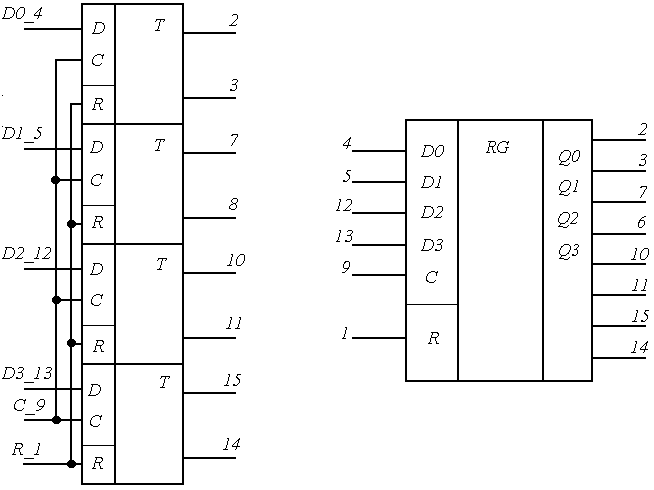 К155тм5 схема включения