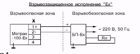 Метран 150 схема подключения