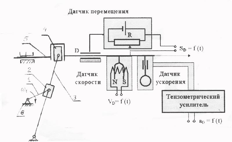 Датчик ускорения схема