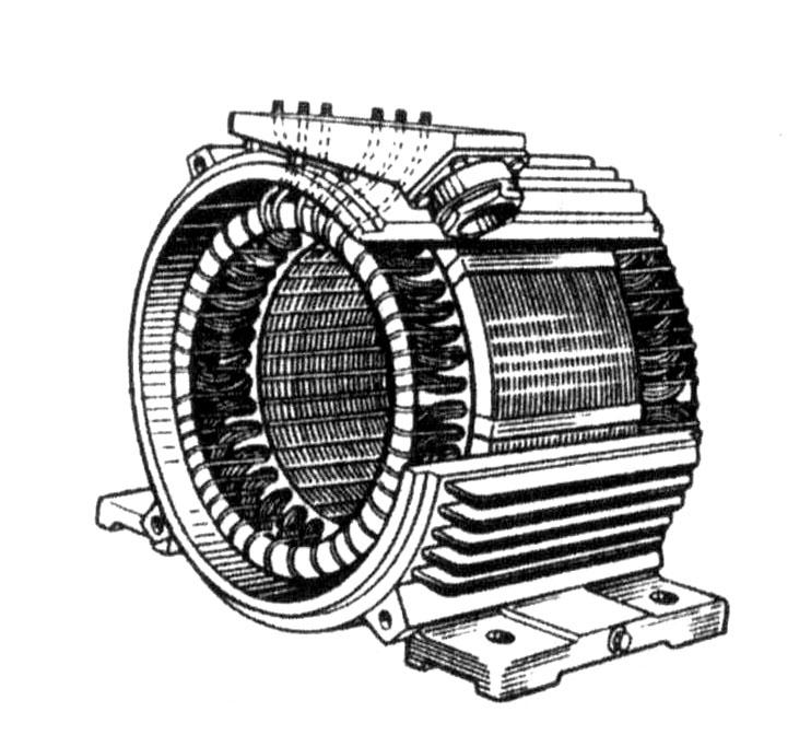Статор машины переменного тока